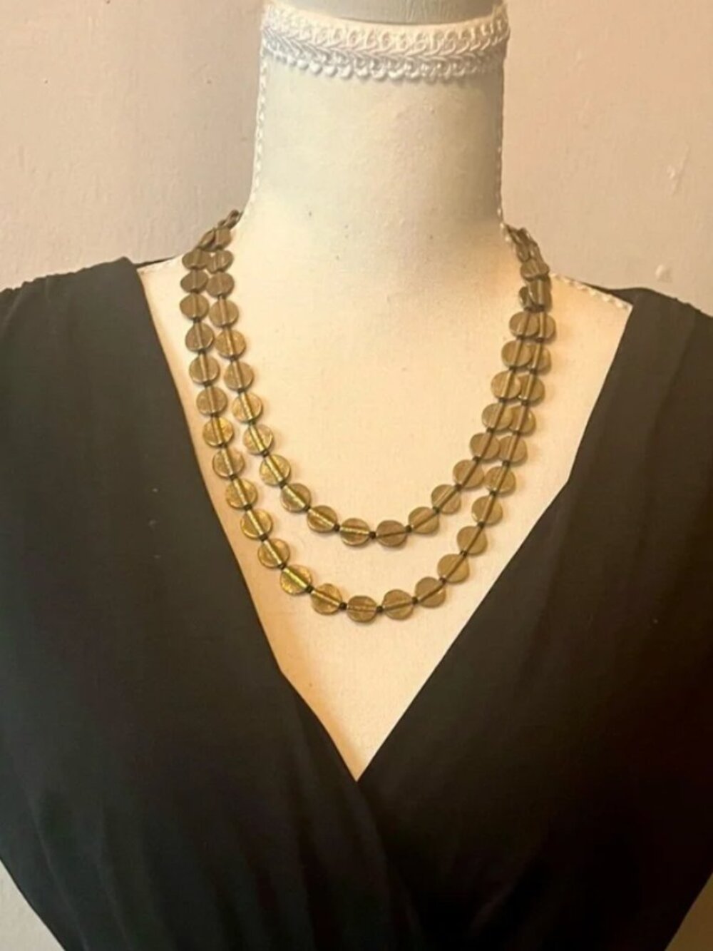Aaraa Brass Coin Necklace from India